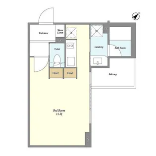 エルスタンザ代々木【3階】の間取り