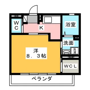 Mon Pere(モン ペール)【2階】の間取り