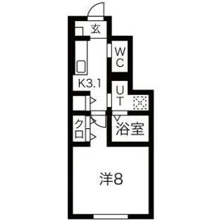 Angers【1階】の間取り