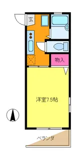 ルミエールヤマダ【2階】の間取り