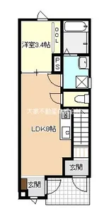 petit soleil II【1階】の間取り