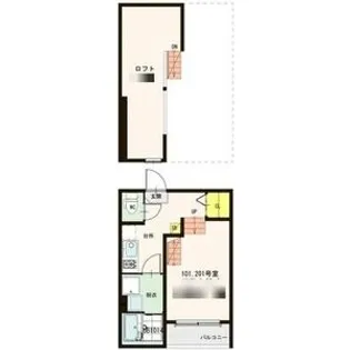 Fine Court仙台卸町【1階】の間取り