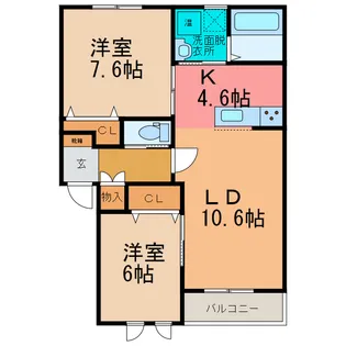 FitlifeII【2階】の間取り