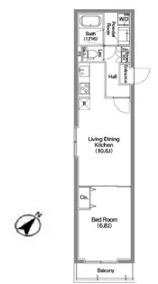 メディオ月島【5階】の間取り