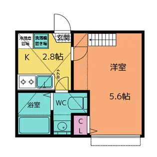 メゾン・ド・アンジュ【2階】の間取り