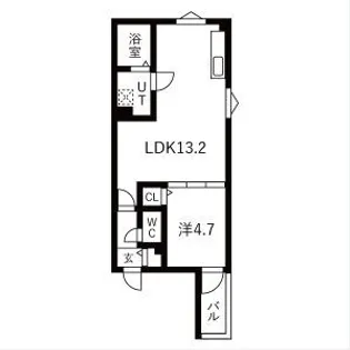 MS藤江【1階】の間取り
