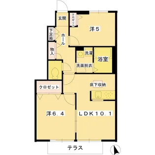 マーヴェラス柴崎【1階】の間取り