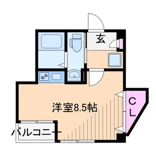 ブランニュー川崎【1階】の間取り