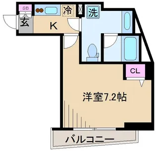 プレール・ドゥーク王子神谷【9階】の間取り