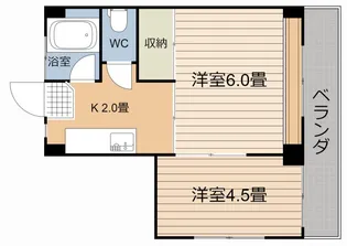 サンモール荒田【2階】の間取り