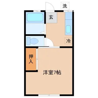 【初期費用5万円】プレシャス【2階】の間取り