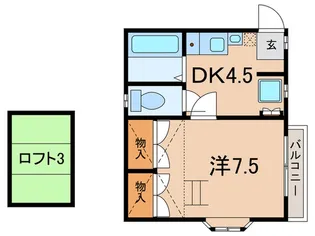 Villa510【2階】の間取り