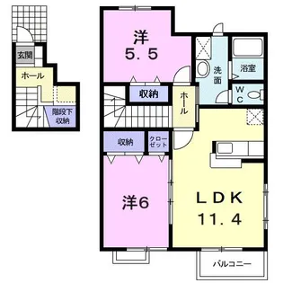 メゾン デミオ【2階】の間取り