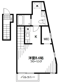 Mono-Ris【2階】の間取り
