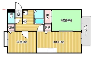 ハイツげん【2階】の間取り