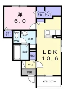 ノール・エトワール【1階】の間取り