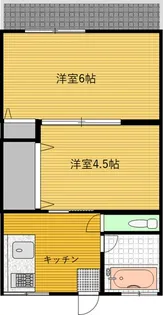 コーポ野辺【2階】の間取り