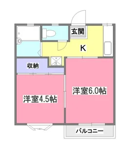 コーポ信栄【2階】の間取り