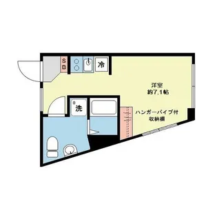 Luna Crescente Gakugeidaigaku【2階】の間取り