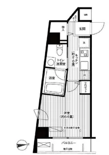 ハラスパジオ下北沢【5階】の間取り