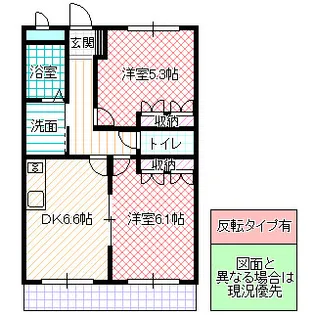 サンプレイスK【2階】の間取り