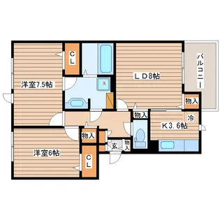 Re・EARTHの杜 やま【3階】の間取り
