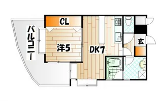 パワーズ117【5階】の間取り