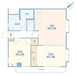 メゾン秀栄【2階】の間取り