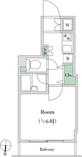 スパシエルクス両国【7階】の間取り