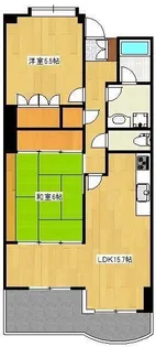 UCレジデンス小沢町【5階】の間取り