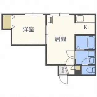 カルムプラッツ北円山【2階】の間取り
