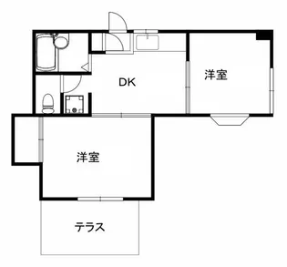 メゾンカクタス【1階】の間取り