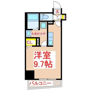 パラディーゾ柳町【6階】の間取り