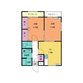 トゥーレル.ア.リジエール【1階】の間取り