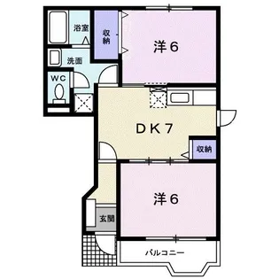 サンライトヒルズ A【1階】の間取り