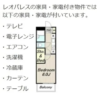 レオパレスシルバ コート(35915)【1階】の間取り