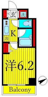 グラントゥルース西日暮里【10階】の間取り