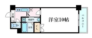 S-FORT中広通り【2階】の間取り