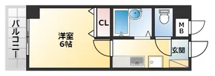 ヴェルビュ桜町【6階】の間取り