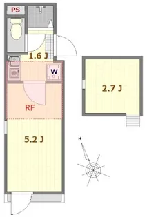リヴィン南千住【3階】の間取り