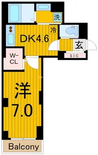 Blue Moon【2階】の間取り