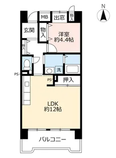 URアーバンラフレ志賀【3階】の間取り