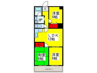 レグルス堺東【4階】の間取り