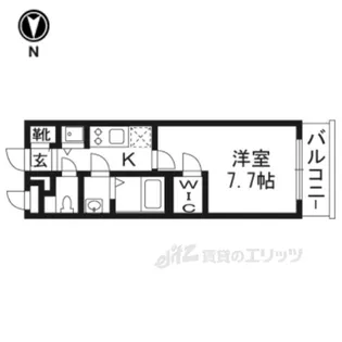 エスプレイス京都駅ウエスト【4階】の間取り