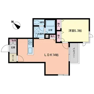 アルシオーネ【2階】の間取り