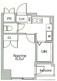 グランヴァン水天宮【3階】の間取り
