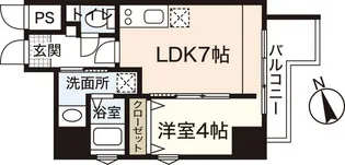 KatayamaBLDG25【10階】の間取り