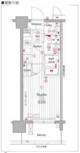 グランド・ガーラ大森II【6階】の間取り