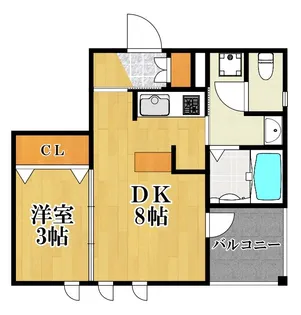 フォレスト豊岡【2階】の間取り