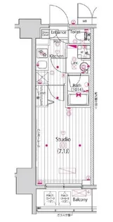 ガーラ横濱関内グランドステージ【5階】の間取り